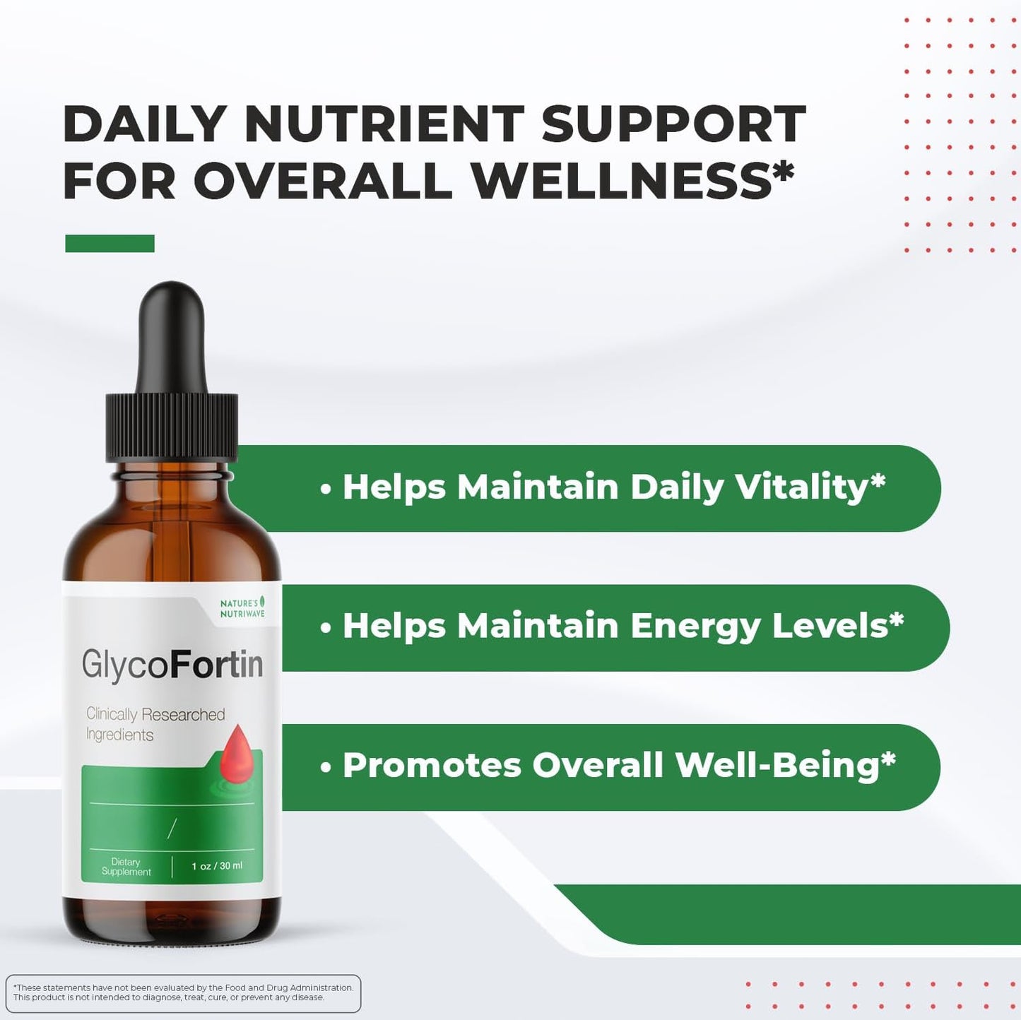 GlycoFortin Drops – Plant Extract & Chromium – 30ml, One Month Supply - görsel 2