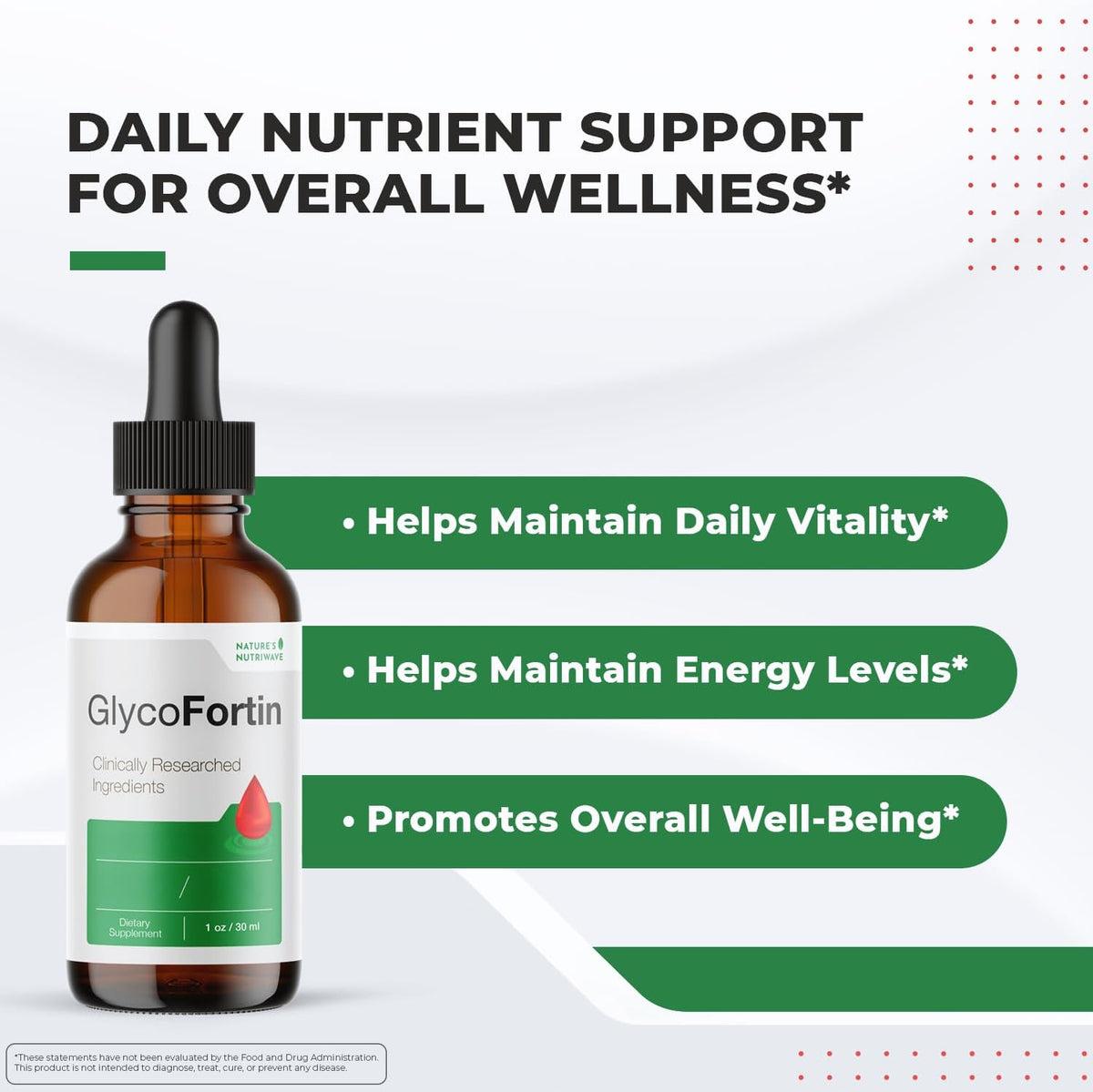 GlycoFortin Drops – Plant Extract & Chromium – 30ml, One Month Supply - görsel 2