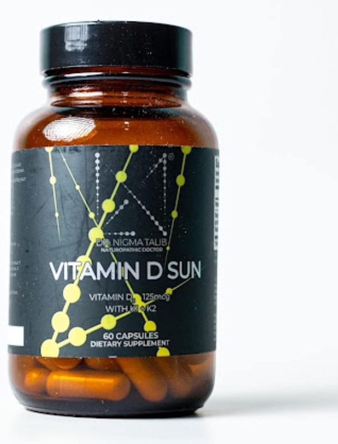 DR. NIGMA Vitamin D3 5000 IU with K1 & K2 - 60 Capsules - görsel 3