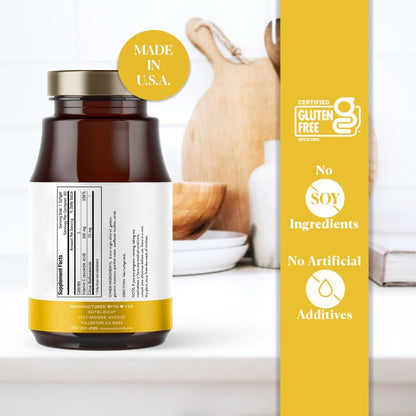 Vitamin C Supplement 500mg with 25mg Bioflavonoids - Ascorbic Acid Immune Support, Gluten-free, Soya-Free (60 Soft gel capsules)