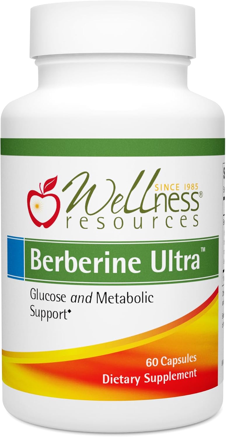 Wellness Resources Berberine Ultra - Advanced Absorption Berberine Phytosome (550mg, 60 Veggie Capsules) - görsel 1
