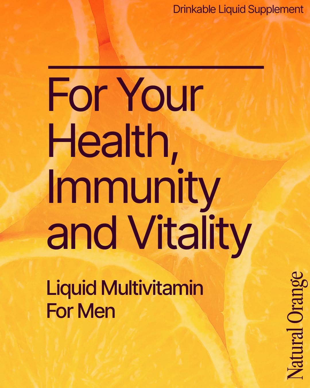 BeMe Liquid Multivitamins for Men - 13 Vitamins & Minerals, Liquid Delivery, Tear & Go Sachets, Orange Flavour (30 Sachets) - görsel 8
