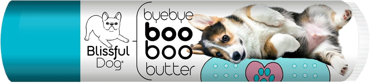 The Blissful Dog Corgi Booboo Butter .15 oz – Shea Butter – Deeply moisturising and rich in vitamins A and E, shea – Image 1