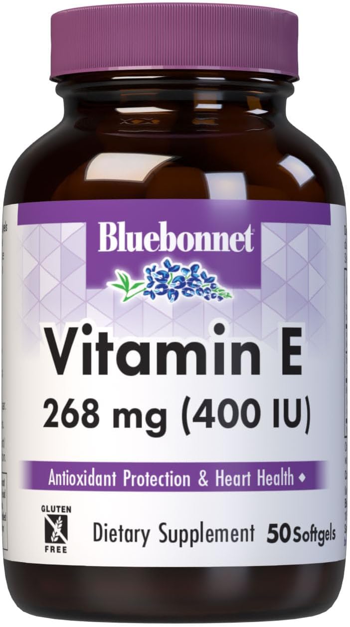 Bluebonnet Nutrition Vitamin E 400 IU (268 mg) Mixed Tocopherols Softgels - görsel 1