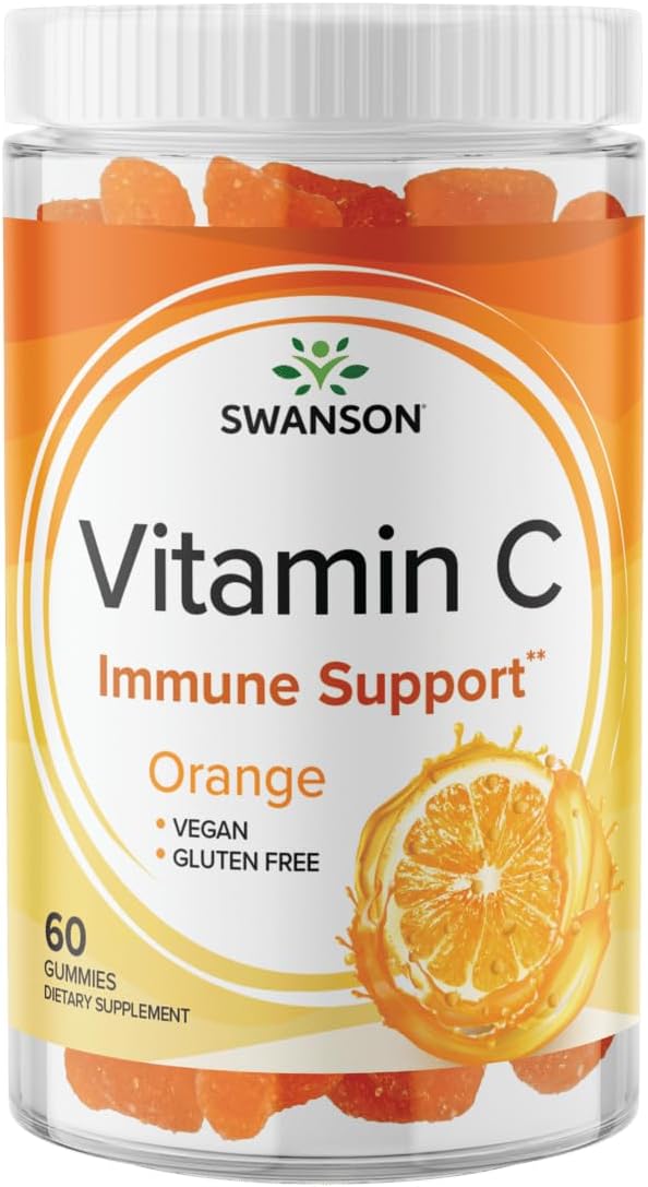 Swanson Vitamin C Gummies - Orange 125 mg - görsel 1