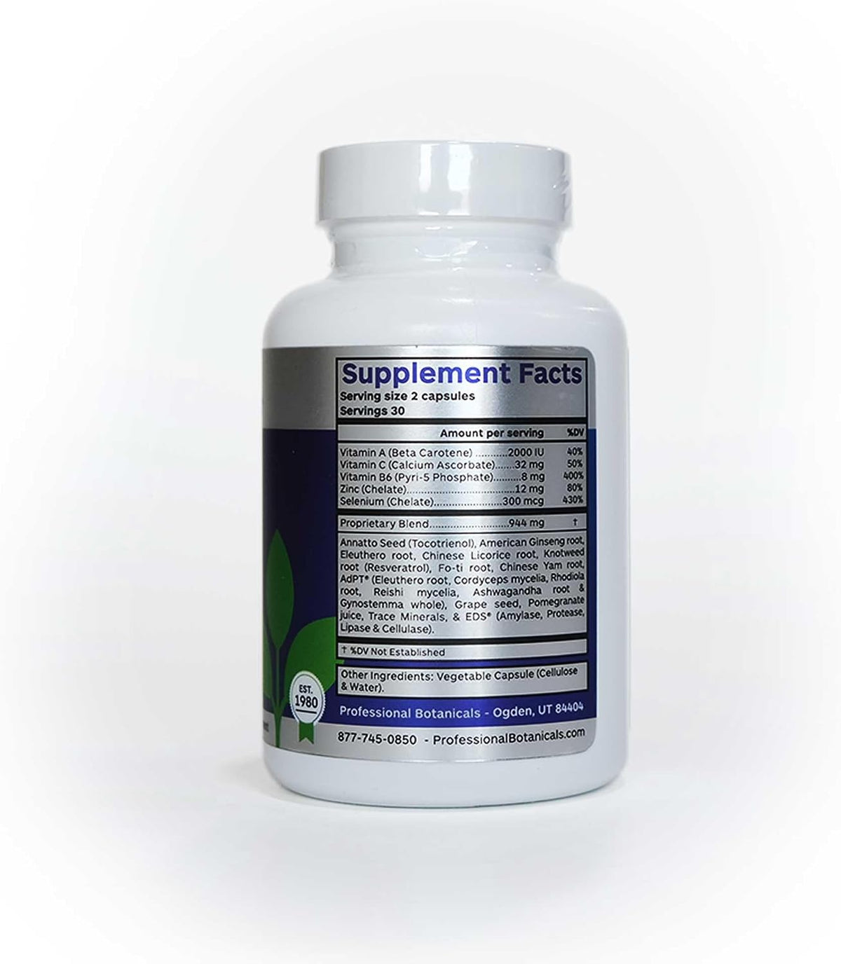 Professional Botanicals Calm Attention - Natural Attention and Mood Support with Rosemary, Vitamin B6, Gotu Kola - 60 Veg Capsules - görsel 6