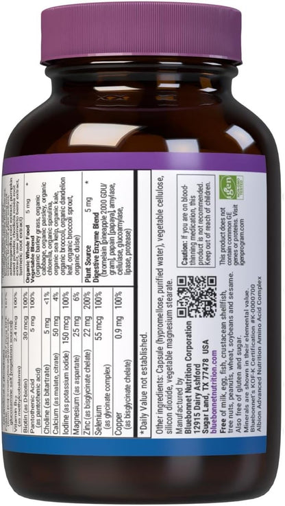 Bluebonnet Nutrition One for Men Whole Food Multivitamin - 30 Capsules