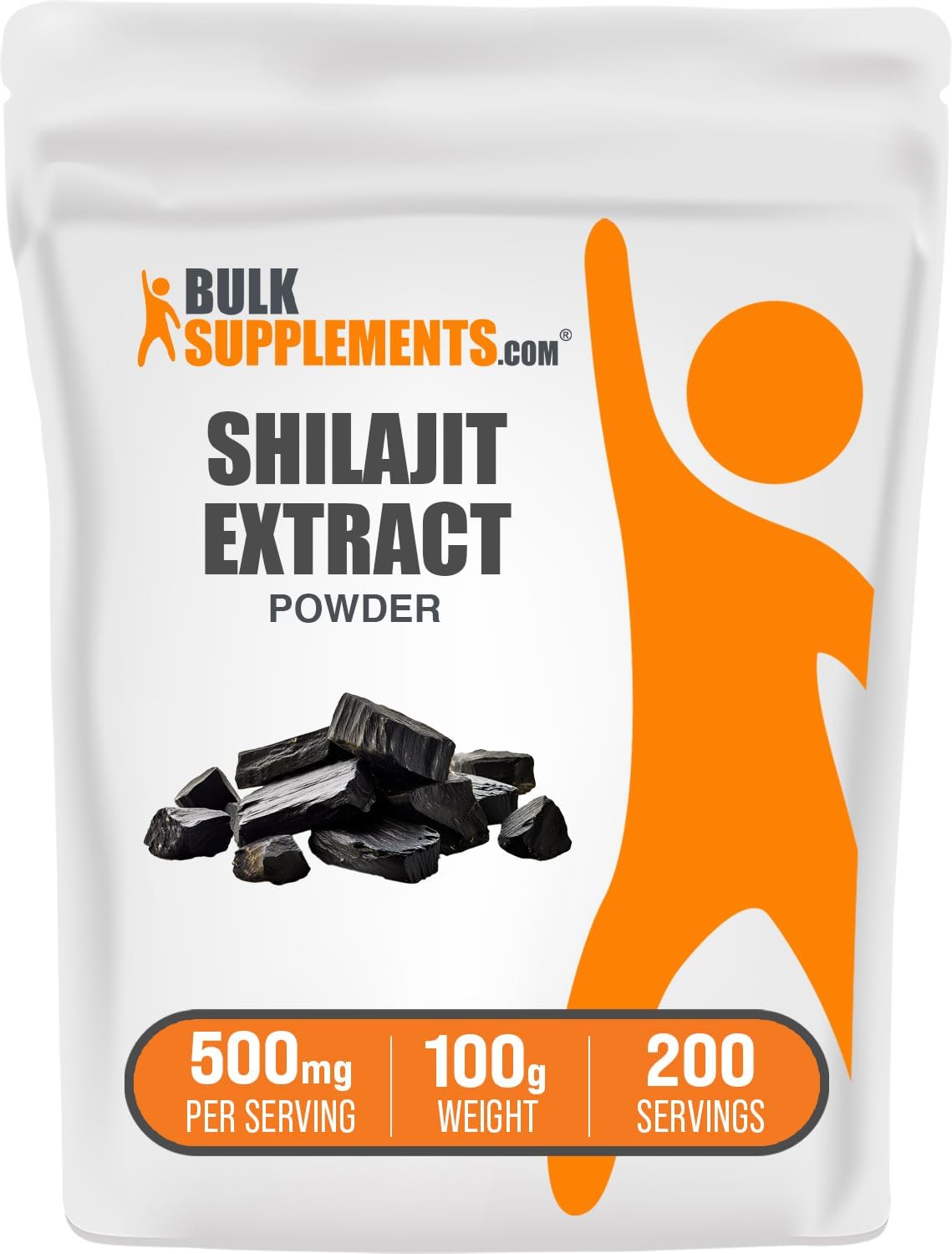 BulkSupplements Shilajit Extract Powder - Fulvic Acid Food Supplement, 500mg per Serving, 25g - görsel 9