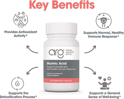 Allergy Research Group Humic Acid – 750 mg – 60 Capsules