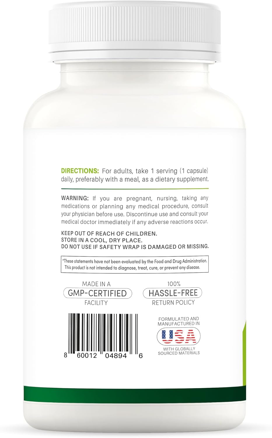 Benfotiamine 300mg Vegan Capsules, 90 Count, Gluten-free, Non-GMO - görsel 3