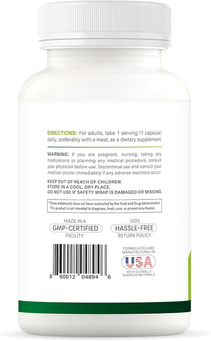 Benfotiamine 300mg Vegan Capsules, 90 Count, Gluten-free, Non-GMO