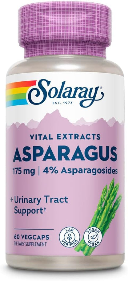Solaray Asparagus 175 mg – 60 Vegetarian Capsules