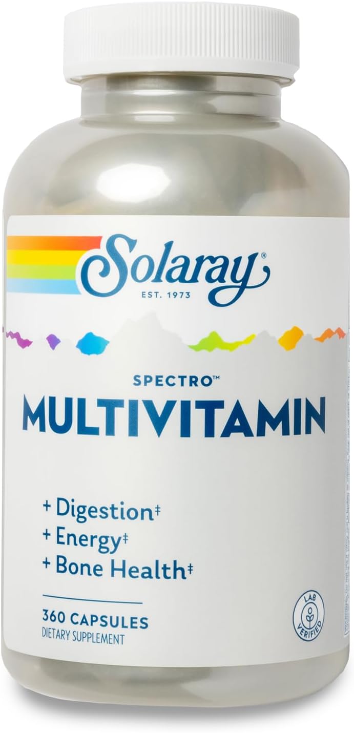 SOLARAY Spectro Multivitamin with Iron, 360 Capsules - görsel 1
