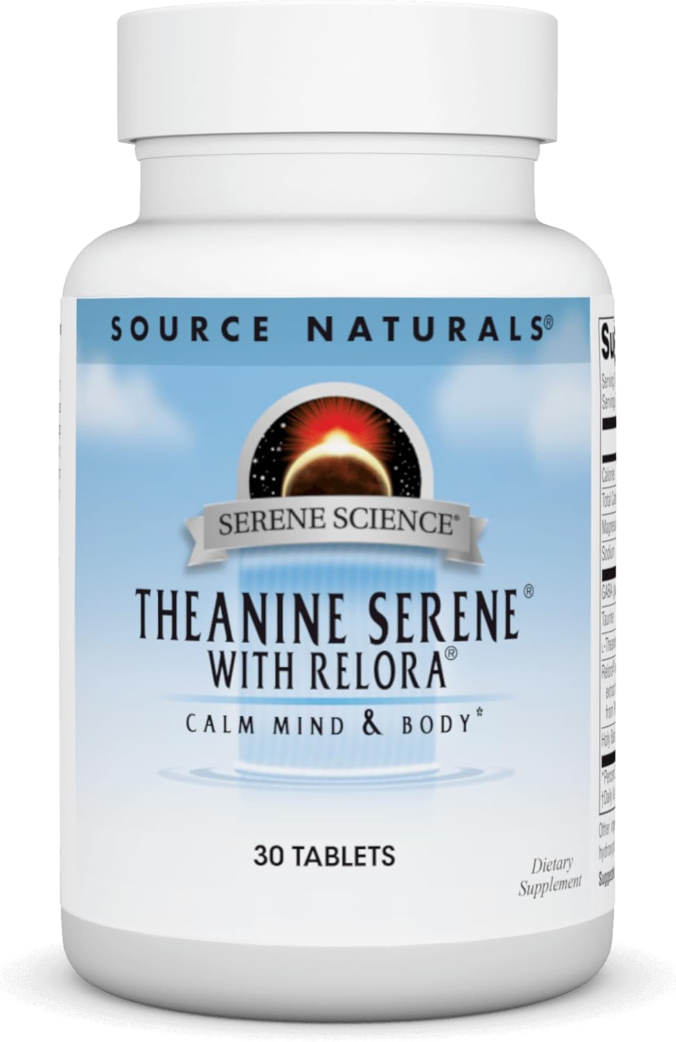 Source Naturals Serene Science Theanine Serene with Relora, Magnesium and GABA - 30 Tablets - görsel 1