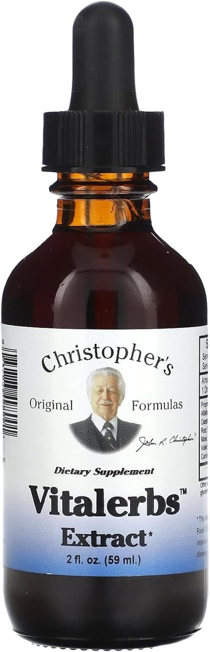 Christopher's Original Formulae Vitalerbs Extract, Nutrient-Dense Herbal Supplement, 60 ml