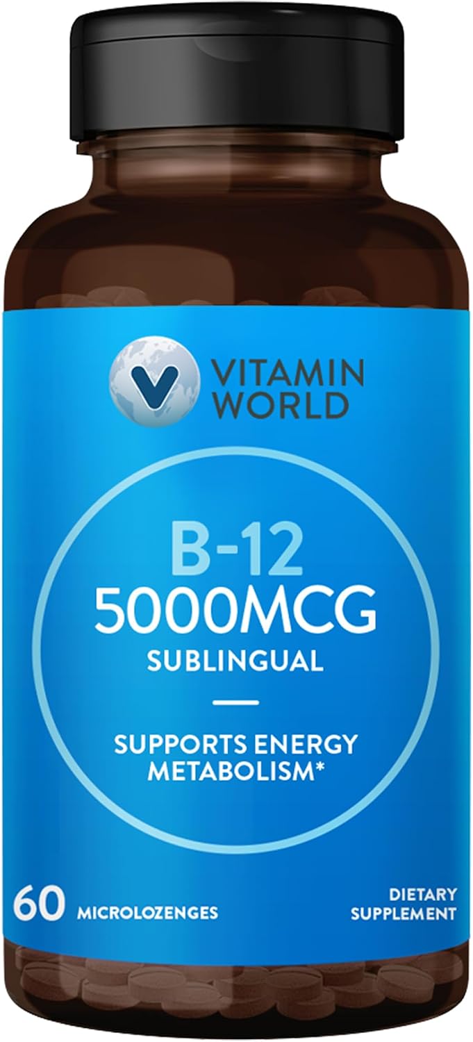 Vitamin World Vitamin B12 5000 mcg Sublingual Microlozenges - görsel 1
