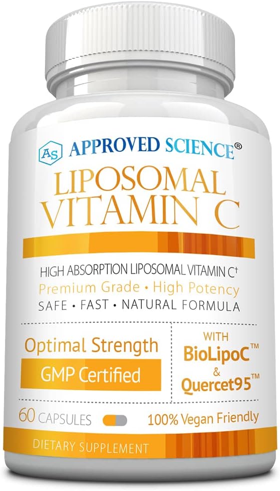 Approved Science Liposomal Vitamin C with Quercetin – 1100 mg – 60 Capsules - görsel 1