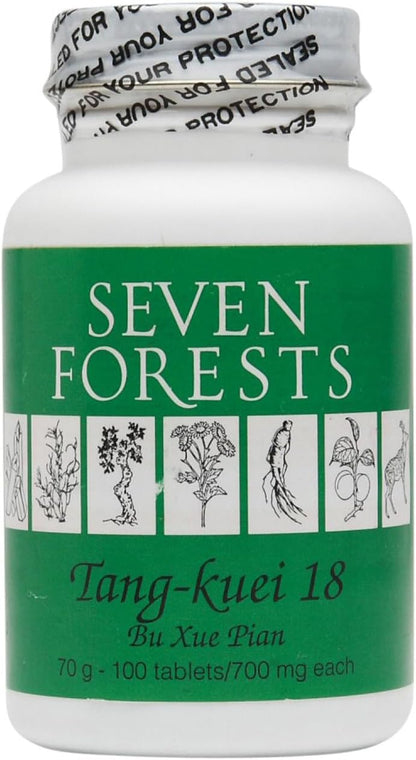 Tang-kuei 18 by Seven Forests, 100 Tablets, 700 mg