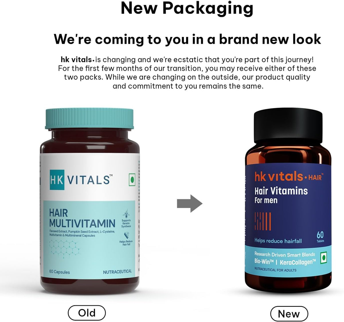 Vitals Hair Vitamin with DHT Blockers | Omega and Biotin (60 Capsules) - görsel 2