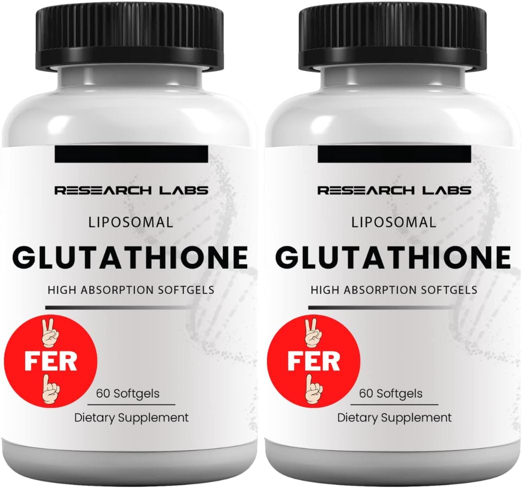 Research Labs Liposomal Glutathione Supplement - 120 Softgels (2-Pack) - görsel 1