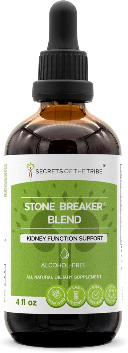 Secrets of the Tribe Stone Breaker Blend Alcohol-Free Glycerite, Kidney Support, 118 ml
