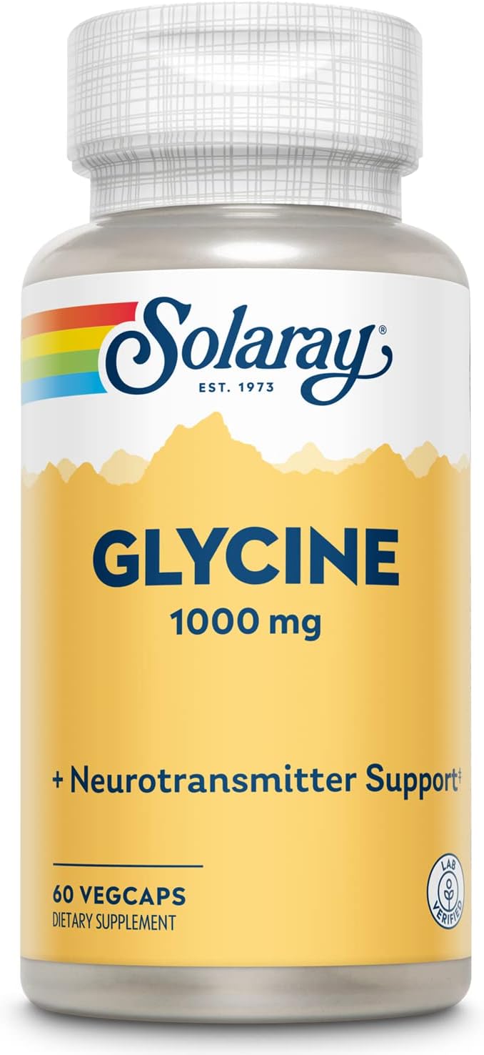 SOLARAY L-Glycine, 60 Veg Capsules - görsel 1