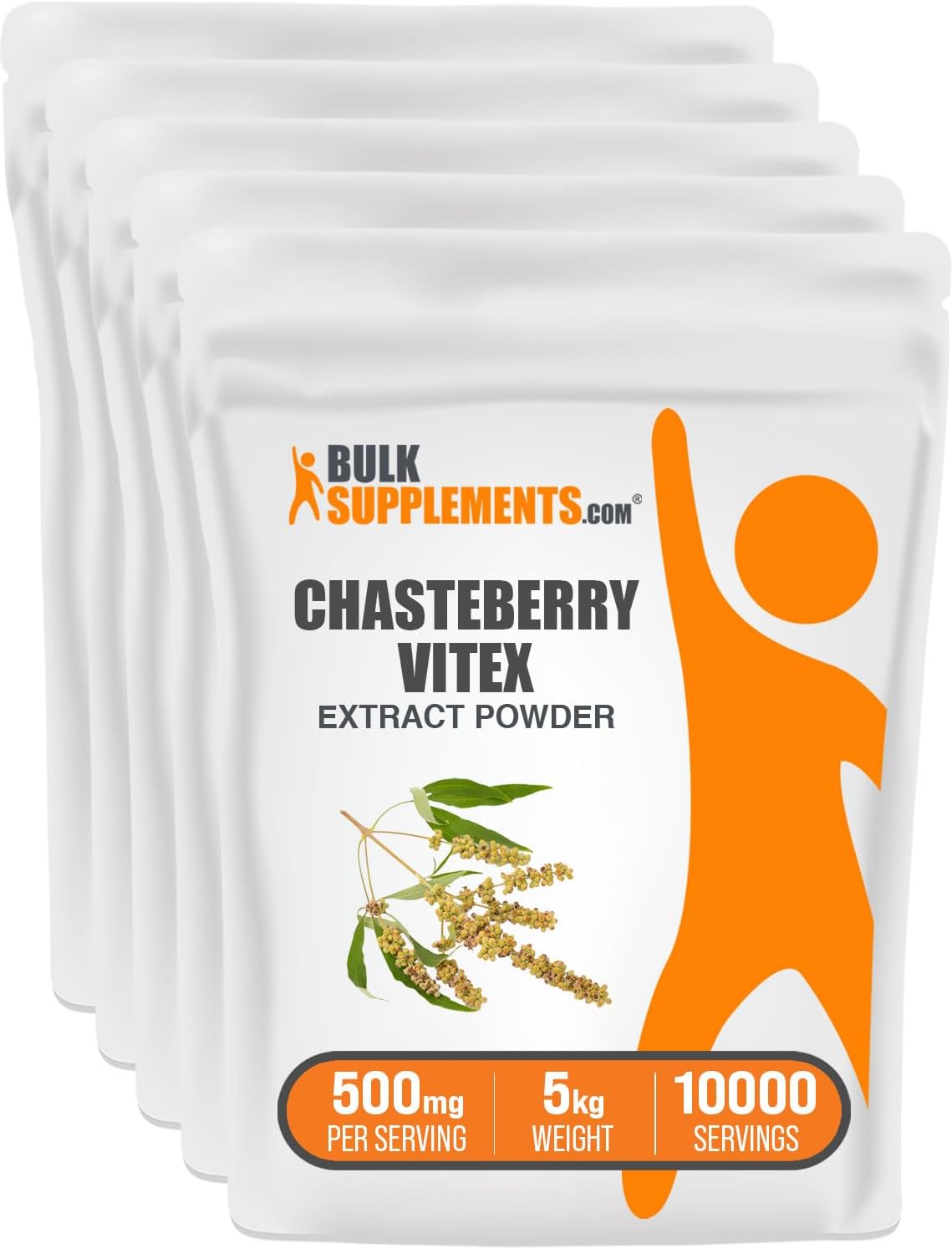 BulkSupplements.com Chasteberry Extract Powder – Herbal Supplement, 500mg per Serving, 1kg - görsel 6