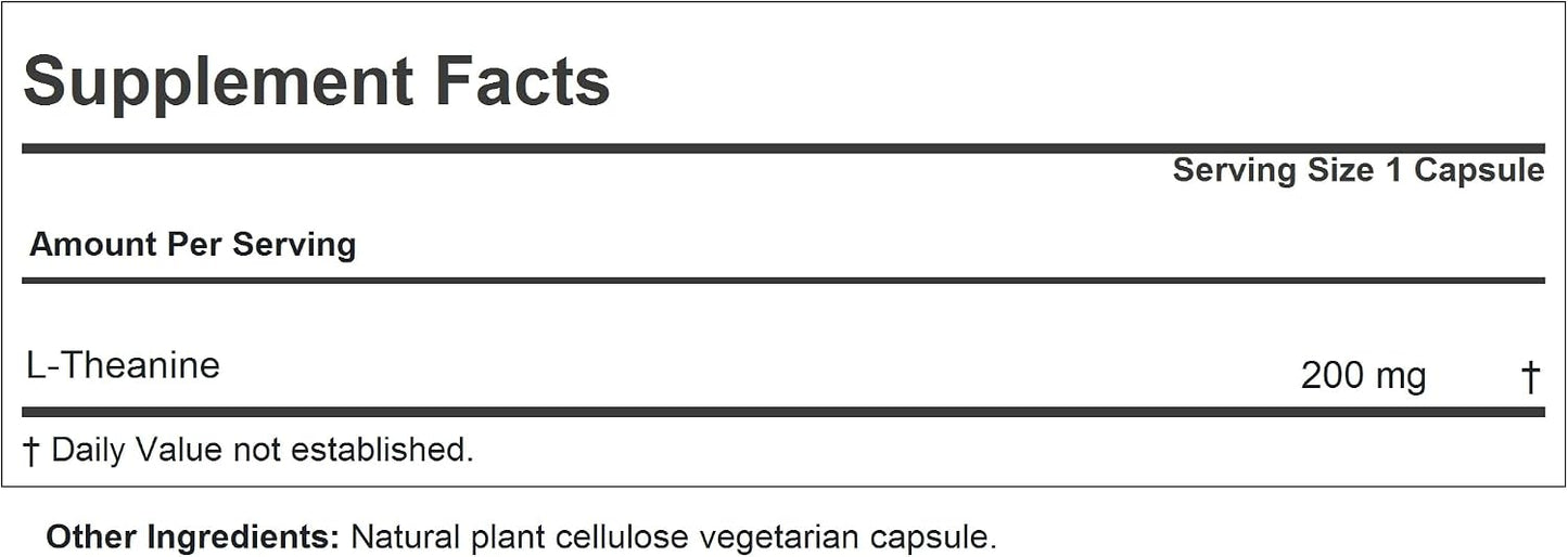 ANDREW LESSMAN Theanine 200 mg – 60 Capsules - görsel 2