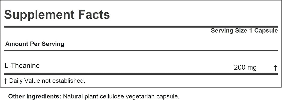 ANDREW LESSMAN Theanine 200 mg – 60 Capsules - görsel 2