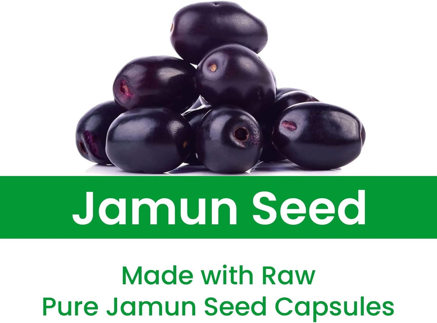 Jamun Seed Tablets by SunNature | 90 Tablets, 1000 mg | Vegan Blackberry Seed Supplement - görsel 3