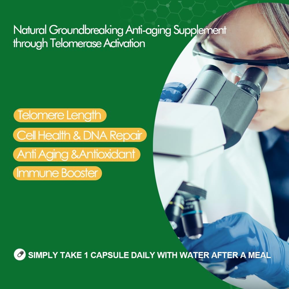 CAW Nano Cycloastragenol 10mg – Enteric Coated Capsules for Optimum Absorption - görsel 3
