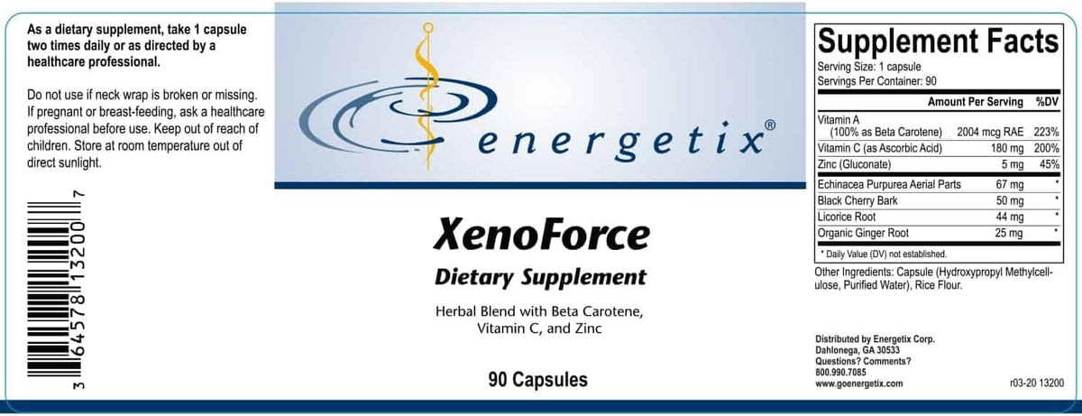 Xenoforce Multivitamin 90 Capsules by Energetix - görsel 2