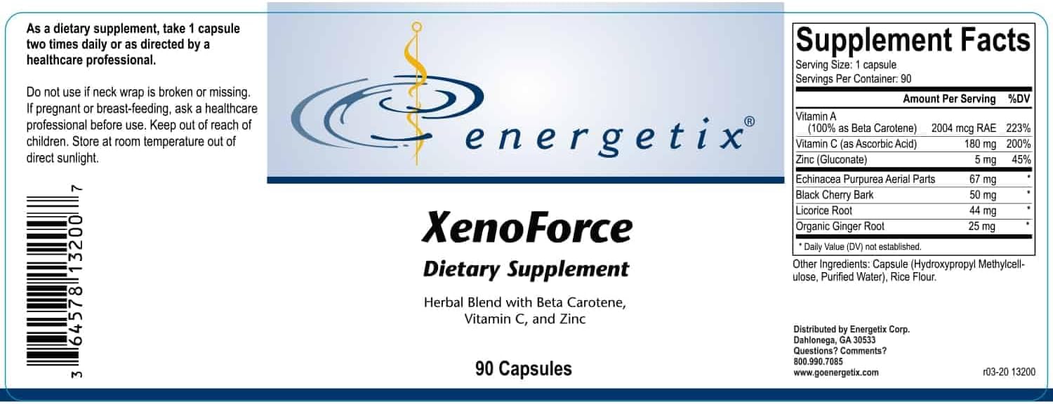 Xenoforce Multivitamin 90 Capsules by Energetix - görsel 2