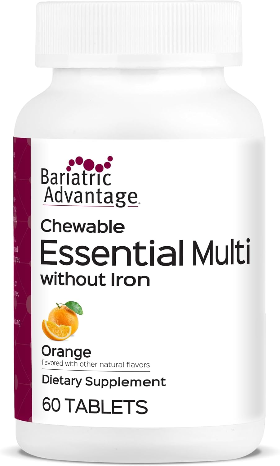 Bariatric Advantage Chewable Essential Multivitamin Without Iron - Berry - 60 Tablets - görsel 8