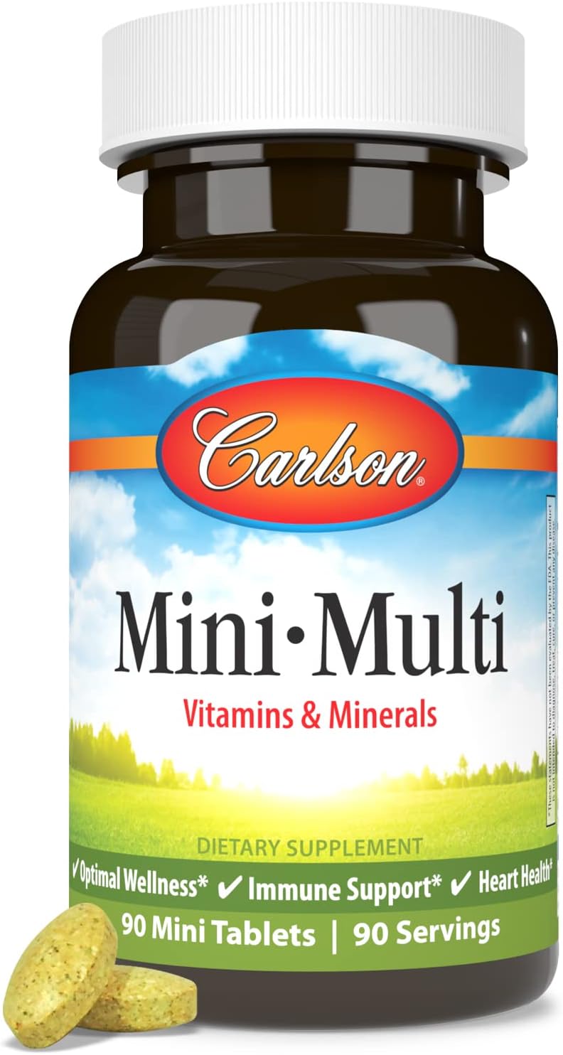 Carlson Labs Mini-Multi Vitamins & Minerals, 90 Tablets - görsel 1