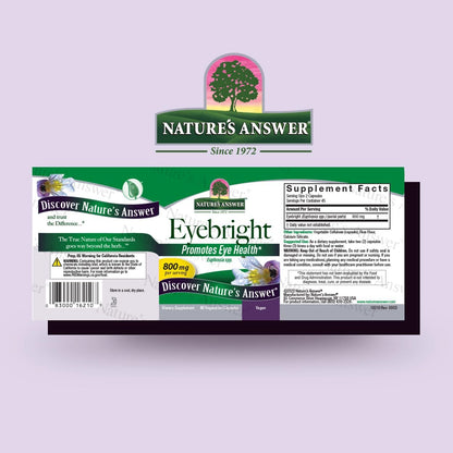 Nature's Answer Eyebright Herb 90 Capsules