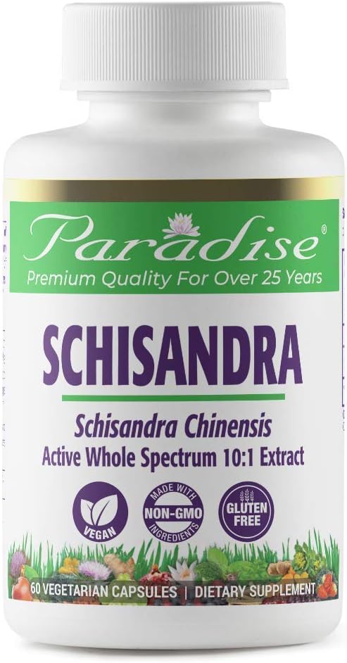 Paradise Herbs Schisandra Extract - Wild Crafted, Vegan, Non-GMO - görsel 1