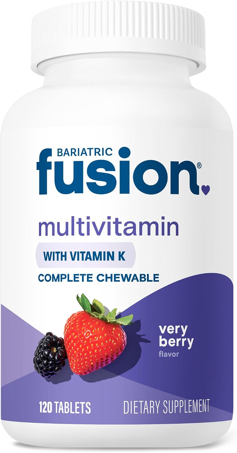 Bariatric Fusion Very Berry Complete Chewable Bariatric Multivitamin with Iron and Vitamin K - görsel 1