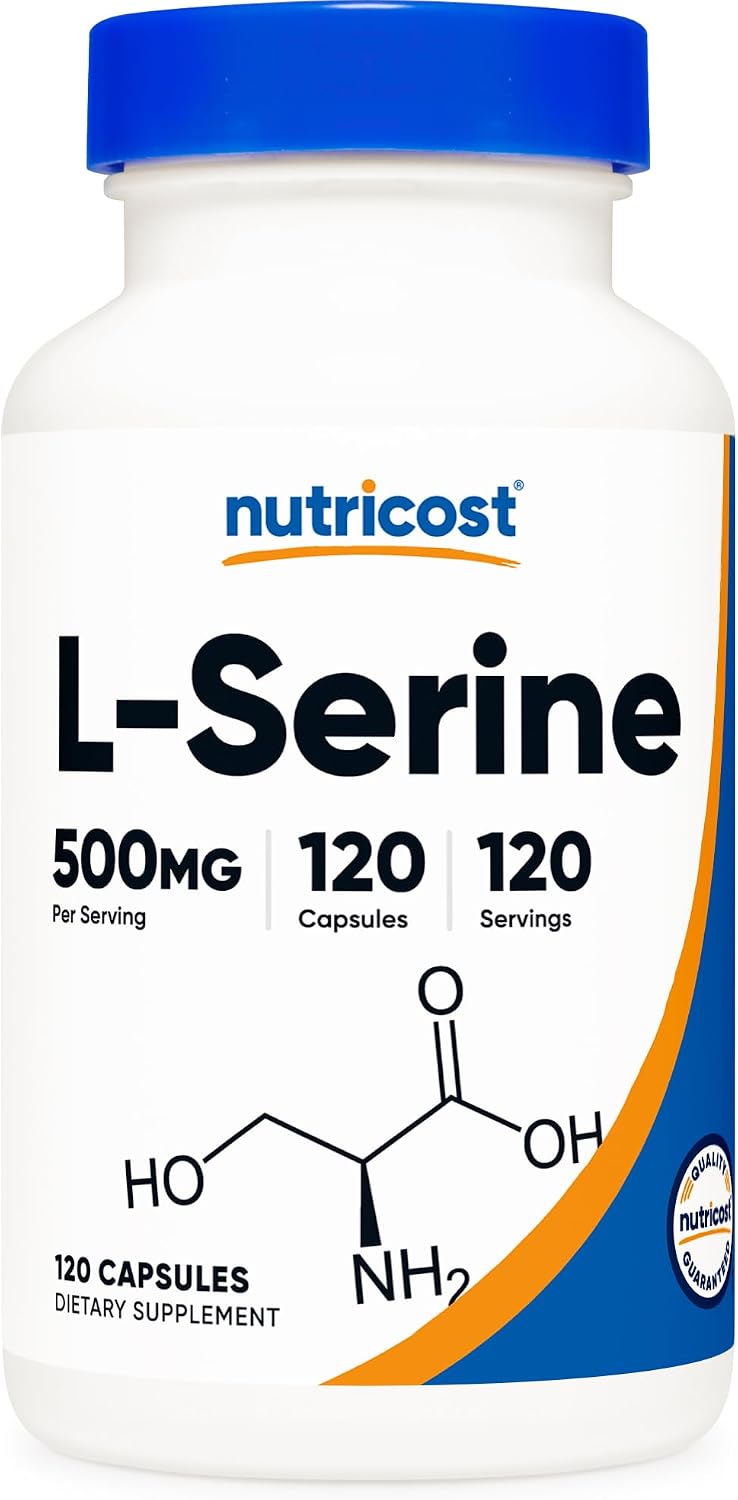 Nutricost L-Serine 500mg, 120 Capsules - görsel 1