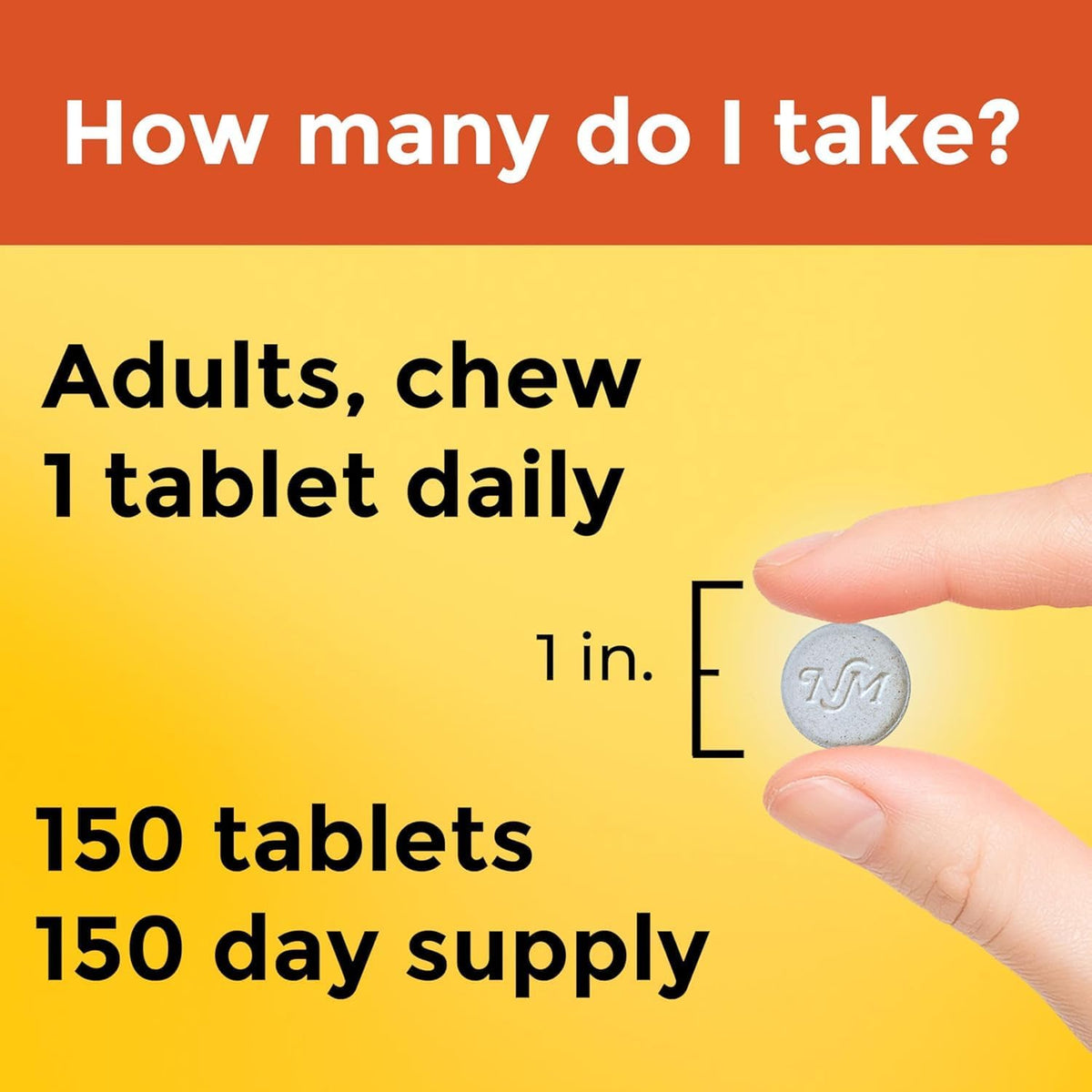Nature Made Vitamin C 500 mg Chewable Tablets 150 per pack (Pack of 2) - görsel 6