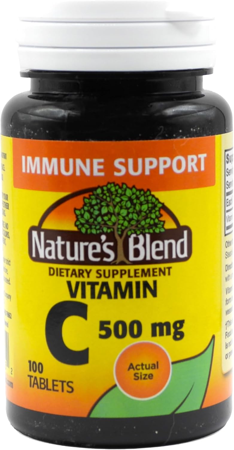Nature's Blend Vitamin C 500 mg Tablets - görsel 1