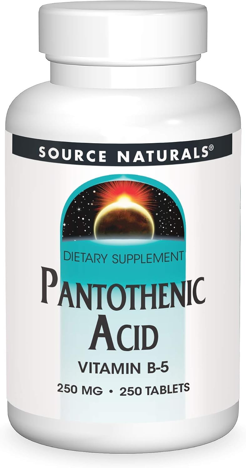 Source Naturals Pantothenic Acid 250 mg - 250 Tablets - görsel 1