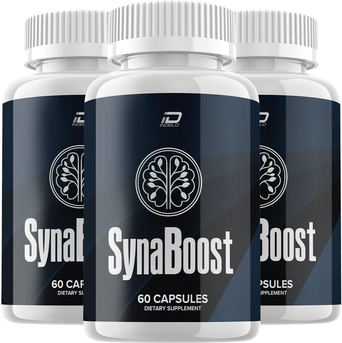 SynaBoost Brain Supplement Capsules – Natural Maximum Strength Formula for Improved Memory and Focus (3 Pack, 180 Capsules) - görsel 1
