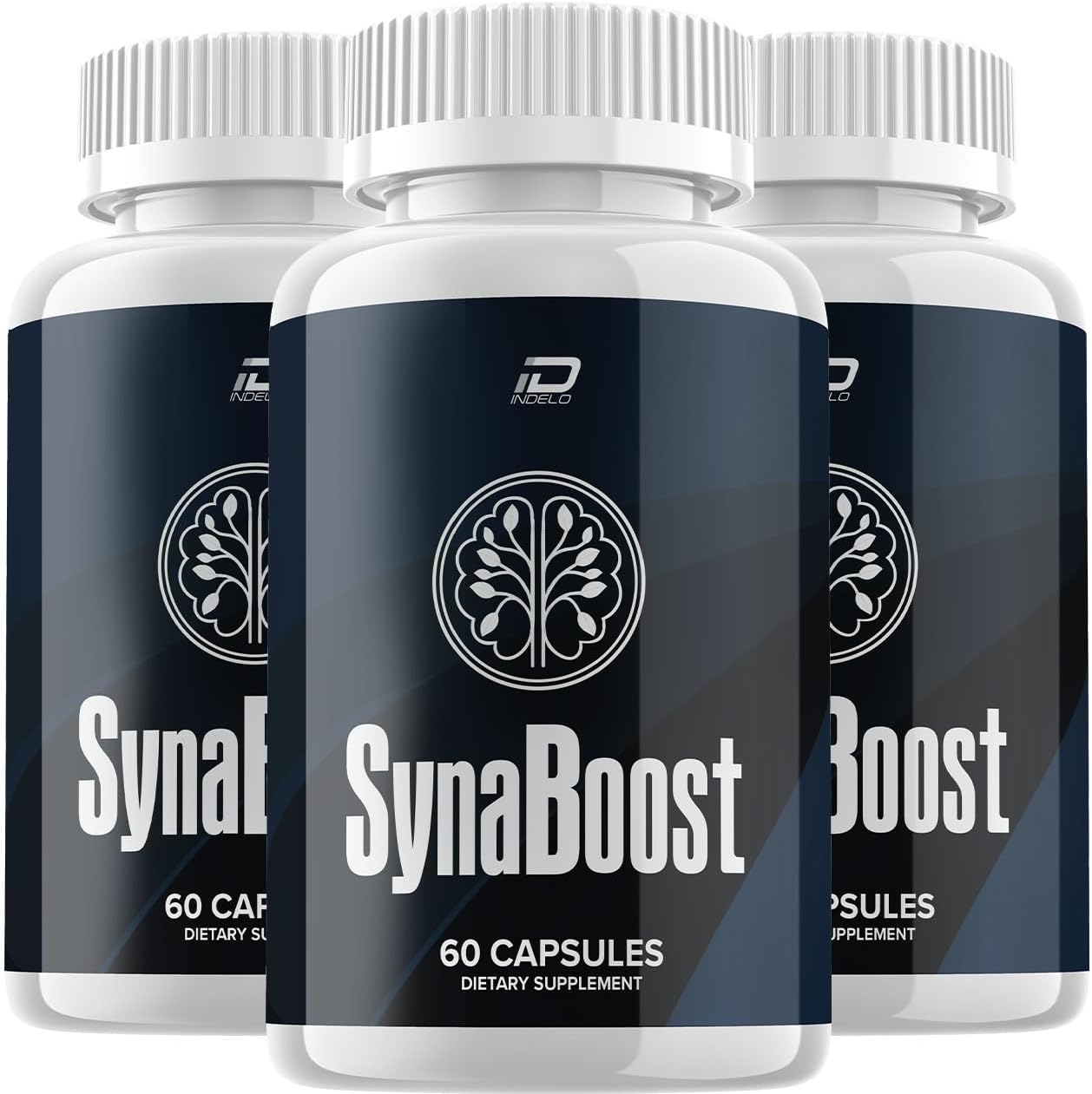 SynaBoost Brain Supplement Capsules – Natural Maximum Strength Formula for Improved Memory and Focus (3 Pack, 180 Capsules) - görsel 1