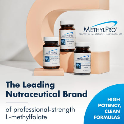 MethylPro L-Methylfolate 1 mg – Supports a Healthy Mood – Active Folate for Methylation Support – 90 Capsules
