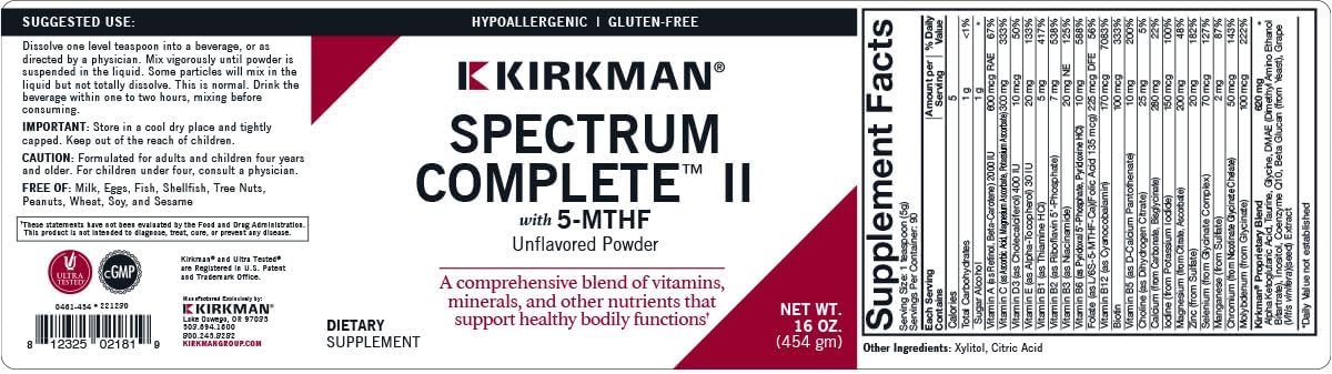 Kirkman Super B12 – Methylcobalamin Concentrated Powder - görsel 3