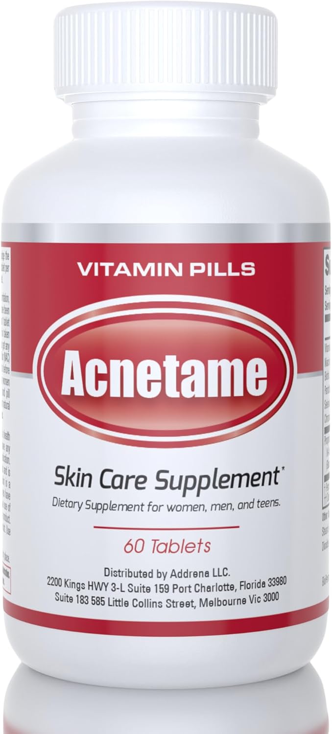 Acnetame Acne Tablets 2 Pack 120 Tablets – Vitamin Supplements for Breakouts - görsel 4