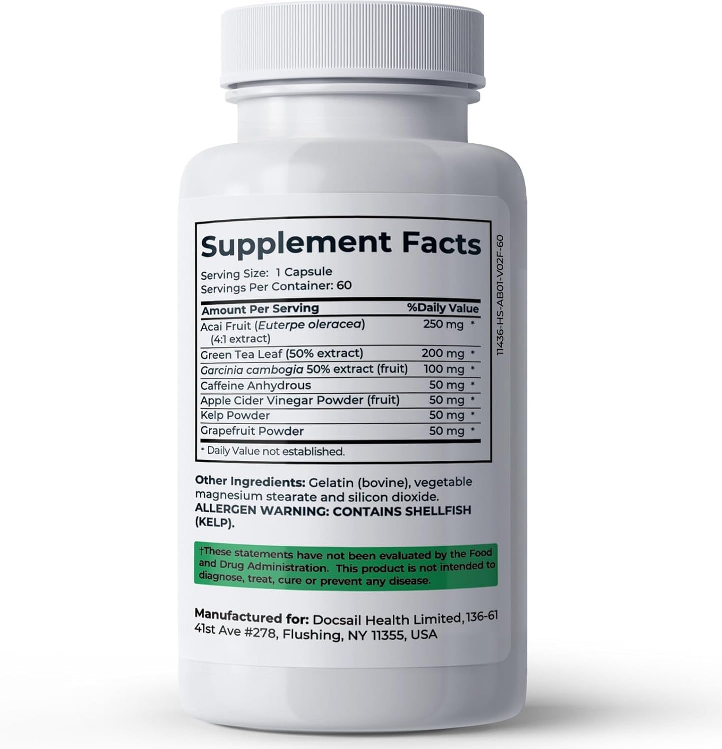 Divinity Nutra Thermogenic Brazilian Lean, Supplements for Bloating for Women & Men, 60 Capsules - görsel 3