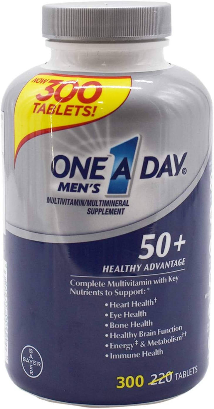 One-A-Day Men's 50+ Multivitamin (300 Tablets) - görsel 1