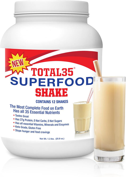 Total35 SuperFood Shake for Healthier Skin, Hair and Nails